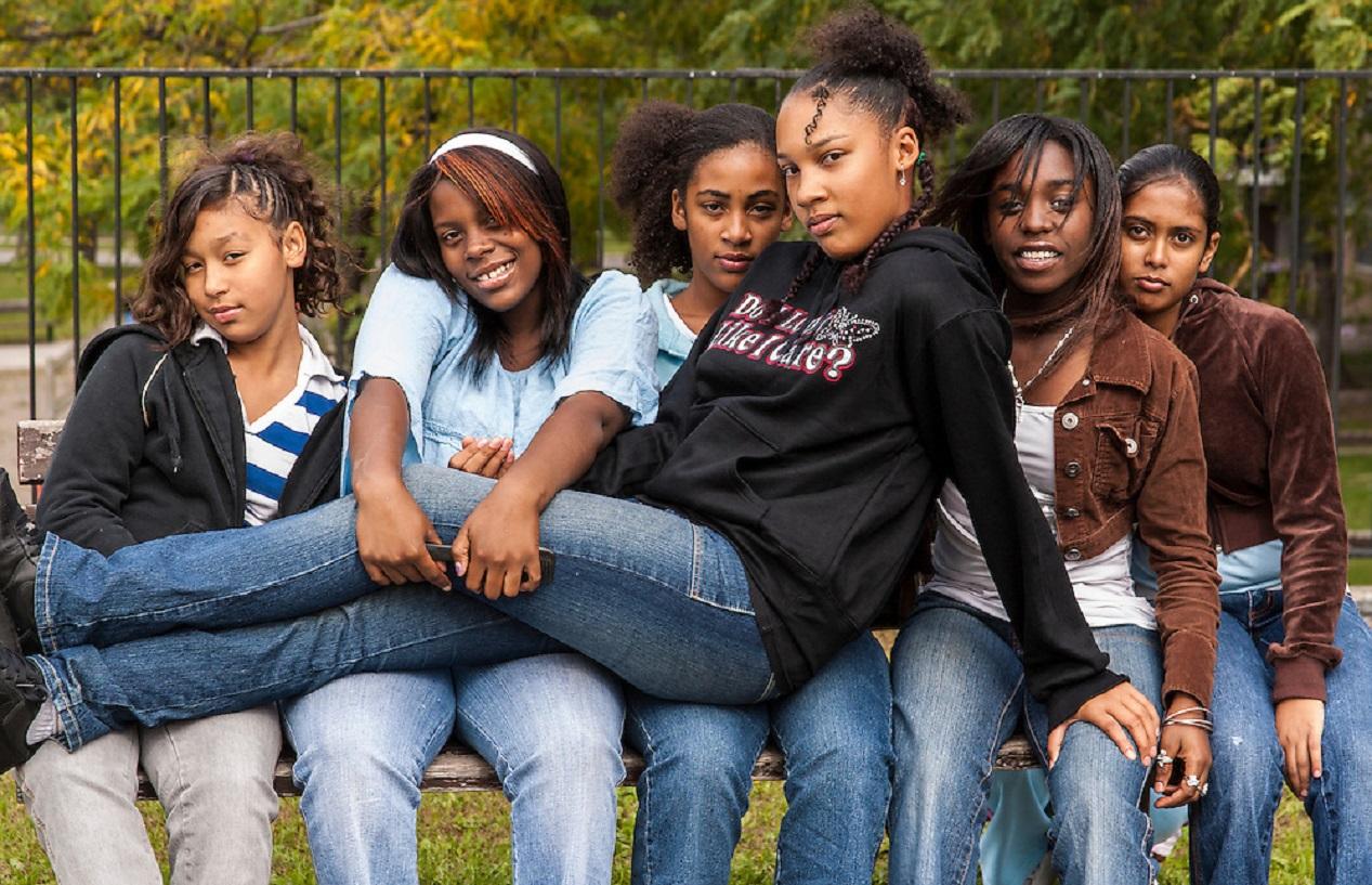 Black teens skip school