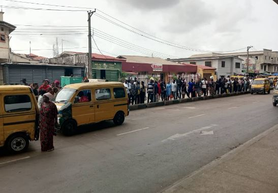 Photos Passengers Groan As Fuel Scarcity Long Queues Hit Lagos Abuja