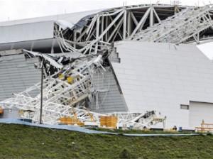 Two dead in Brazil World Cup stadium accident