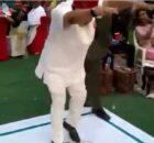 Hilarious: Minister of Labour, Chris Ngige in a rare dance step (VIDEO)