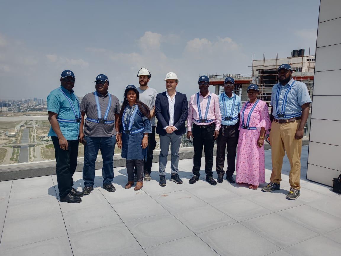 Building collapse prevention advocates raise awareness with Azuri tour at Eko Atlantic
