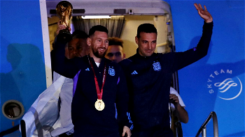 Photos: Jubilation as Argentina return home with World Cup trophy