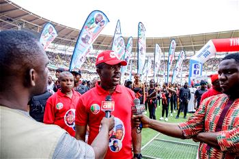 Robinson Uwak reaffirms capacity as a grassroot mobilizer leads over 7,000 youths to receive Tinubu
