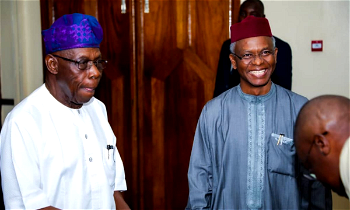 Photos: Obasanjo meets Soludo, El-Rufai, hails Buhari