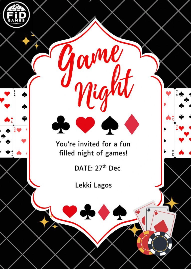 fidgames game night flyer