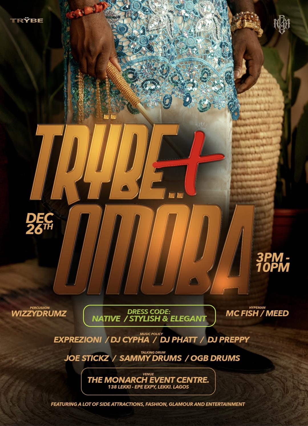 trÿbe x omöba flyer