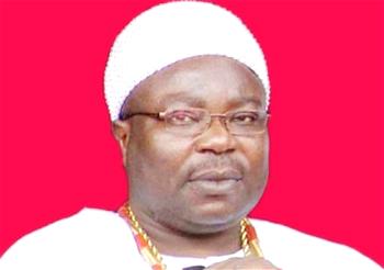 Deposed Akure monarch  dances after court appearance