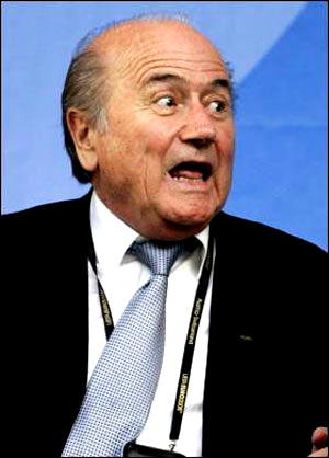 Blatter effigy to be burnt in British bonfire party
