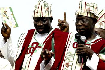 Jonathan presides over Council of State, Buhari, Obasanjo, others in attendance