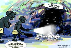 Feb Poll: Benin River Vanguard warns against violence