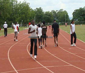 Excel College students take to track/field