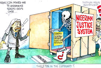 Crisis In Judiciary: Jonathan removes Salami