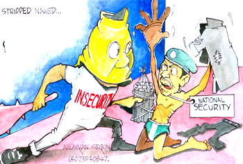 The extant security situation in the country