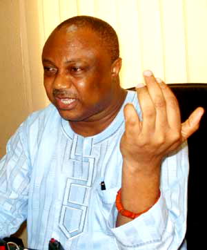PDP leaders burn brooms in Ogboru’s mother’s community