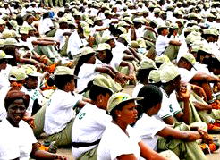 SAED: Tara, Bayo inspire Corps members on industry