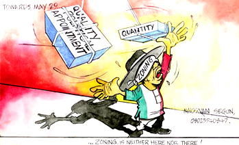 Zoning palaver: North-East, South-West to produce key ministers