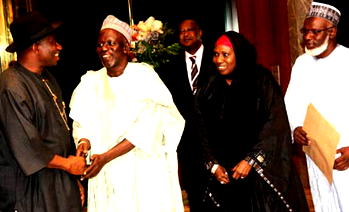 NEW CABINET: Jonathan rejigs presidency