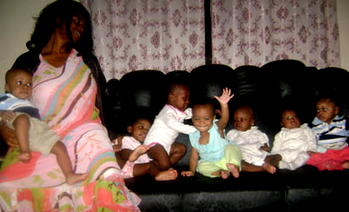 Miracle birth woman: Three babies still missing