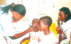 Corps member offers free health  services to community