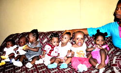 Woman delivers seven babies in 11 months