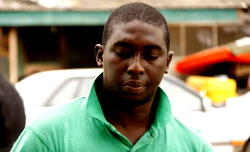 Arowolo, hubby of slain banker, docked