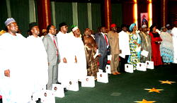 Jonathan swears in ‘batch A’ ministers