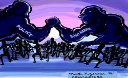 FG pacifies Boko Haram, docks 7 cops