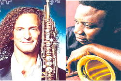 Kenny G arrives for Mike Aremu