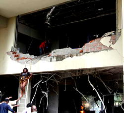 Many feared dead as bomb blast rocks UN building in Abuja