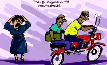 Okada robbers on the prowl in Lagos