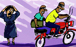 Okada robbers on the prowl in Lagos