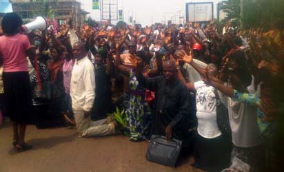 Enugu workers in protest over N18,000 minimum wage