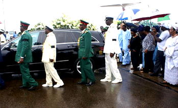 Armed Forces mount final parade for Aikhomu