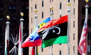 New Libyan flag takes its place at UN European headquarters