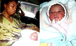 Precious, miracle birth woman gets baby no 8
