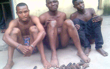 “I am not a robber but a thief” – L.G. staff nabbed by Police with two others