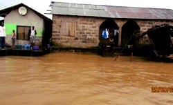 Erosion threatens Bayelsa community