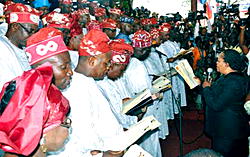 Explore MDGs for devt Fashola tasks Lagos council chairmen