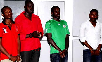 SSS parades 7 suspects over threat messages