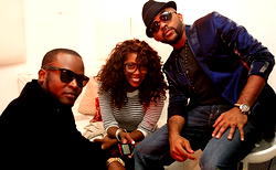 Eldee, Tiwa and Banky W toast  to good life