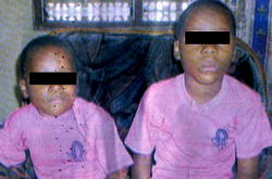 Caught in the act: Teenager in child stealing mess