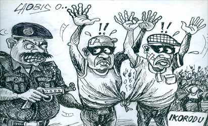 Police arrest robbers at Ikorodu
