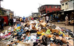Refuse heap threatens church, shrine, others