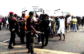 Occupy Lekki: Residents protest against Lekki Toll Gate