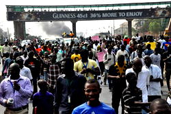 Protesters take over Lagos