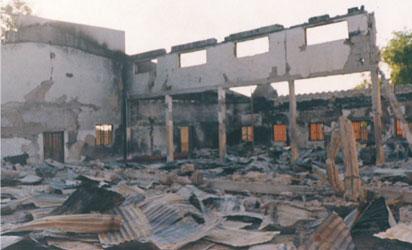 Chibok burns again; as gunmen kill 51, burn Churches, houses