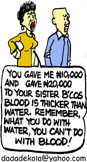 Blood and water