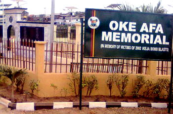 IKEJA BOMB BLAST VICTIMS: A park or cemetry?