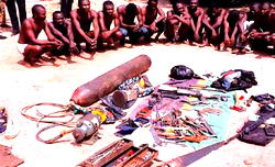 Police arrest arms manufacturer, 620 others in Benue