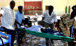 At least six dead in Mogadishu restaurant suicide bombing